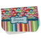 Retro Scales & Stripes Burp Cloth - Fleece w/ Name or Text