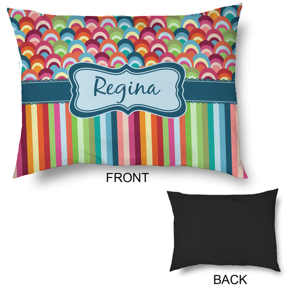 Retro Scales & Stripes Outdoor Dog Beds - Large - APPROVAL