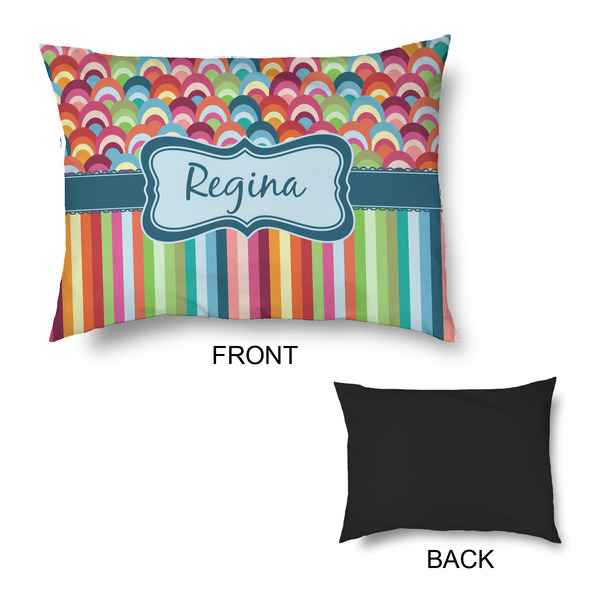 Retro Scales & Stripes Outdoor Dog Beds - Medium - APPROVAL