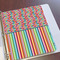Retro Scales & Stripes Page Dividers - Set of 5 - In Context