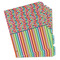 Retro Scales & Stripes Binder Tab Divider - Set of 5 (Personalized)