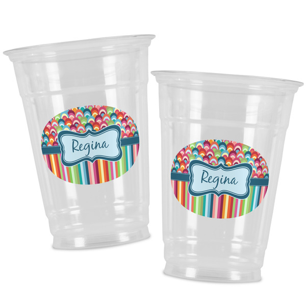 Retro Scales & Stripes Party Cups - 16oz - Alt View