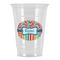 Retro Scales & Stripes Party Cups - 16oz - Front/Main