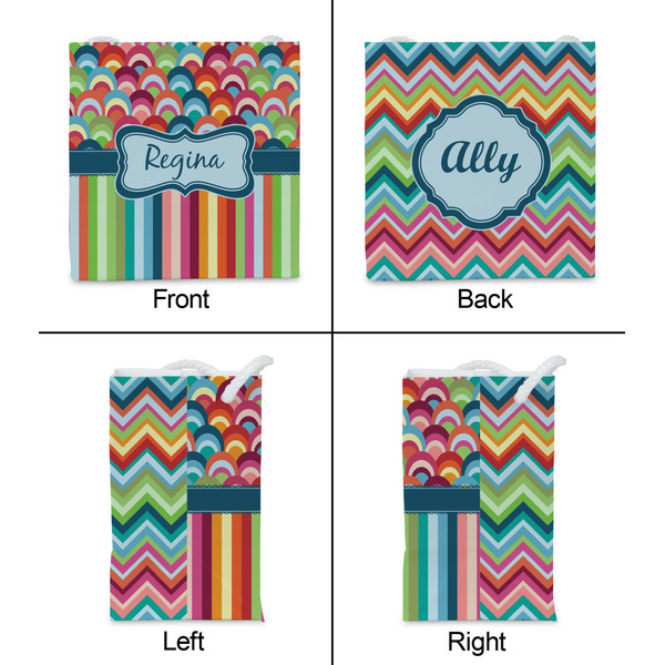 Retro Scales & Stripes Party Favor Gift Bag - Gloss - Approval