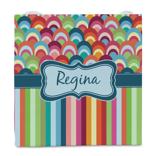 Retro Scales & Stripes Party Favor Gift Bag - Matte - Front