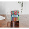 Retro Scales & Stripes Personalized Coffee Mug - Lifestyle