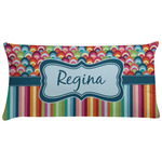 Retro Scales & Stripes Pillow Case - King w/ Name or Text