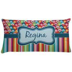Retro Scales & Stripes Pillow Case (Personalized)