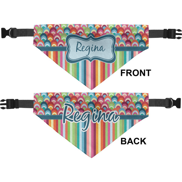 Retro Scales & Stripes Pet Bandana Approval