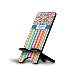 Retro Scales & Stripes Cell Phone Stands (Personalized)