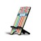 Retro Scales & Stripes Cell Phone Stand (Personalized)