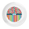 Retro Scales & Stripes Plastic Party Dinner Plates - Approval