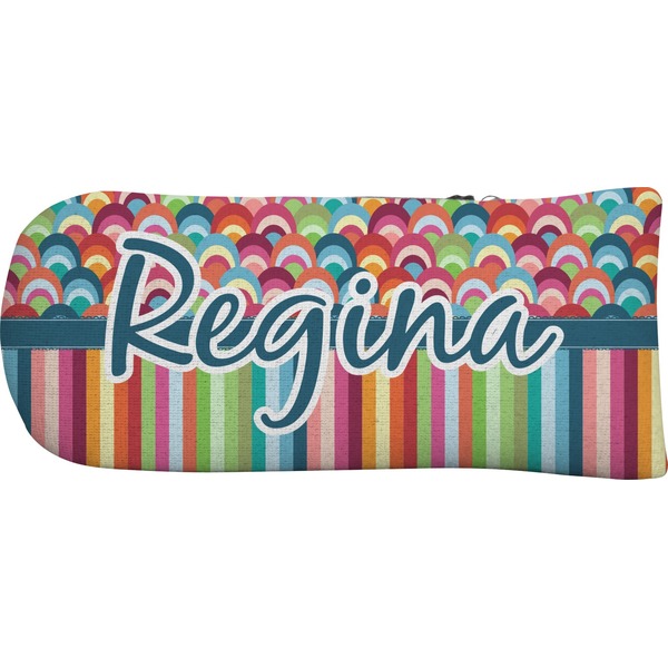 Retro Scales & Stripes Putter Cover (Front)