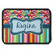 Retro Scales & Stripes Rectangle Patch