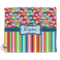 Retro Scales & Stripes Security Blanket - Single Sided (Personalized)