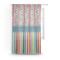 Retro Scales & Stripes Sheer Curtain