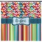 Retro Scales & Stripes Shower Curtain (Personalized) (Non-Approval)