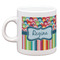 Retro Scales & Stripes Espresso Cup (Personalized)