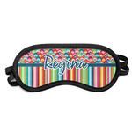 Retro Scales & Stripes Sleeping Eye Mask - Small (Personalized)