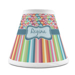 Retro Scales & Stripes Chandelier Lamp Shade (Personalized)