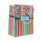 Retro Scales & Stripes Small Gift Bag - Front/Main