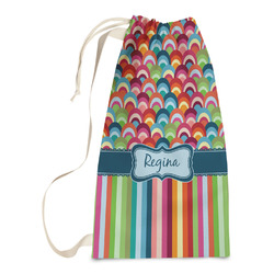 Retro Scales & Stripes Laundry Bags - Small (Personalized)