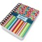 Retro Scales & Stripes Spiral Journal 5 x 7 - Main