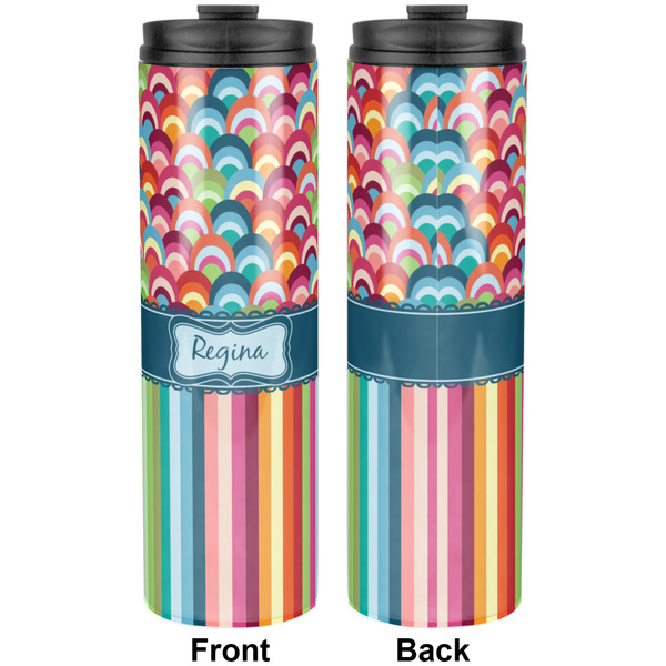 Retro Scales & Stripes Stainless Steel Tumbler 20 Oz - Approval