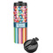 Retro Scales & Stripes Stainless Steel Skinny Tumbler (Personalized)