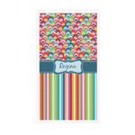 Retro Scales & Stripes Guest Towels - Full Color - Standard (Personalized)