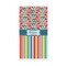 Retro Scales & Stripes Standard Guest Towels in Full Color