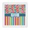 Retro Scales & Stripes Standard Decorative Napkin - Front View