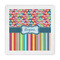 Retro Scales & Stripes Standard Decorative Napkins (Personalized)