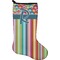 Retro Scales & Stripes Holiday Stocking - Neoprene (Personalized)