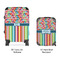 Retro Scales & Stripes Suitcase Set 4 - APPROVAL
