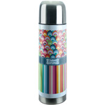Retro Scales & Stripes Stainless Steel Thermos (Personalized)