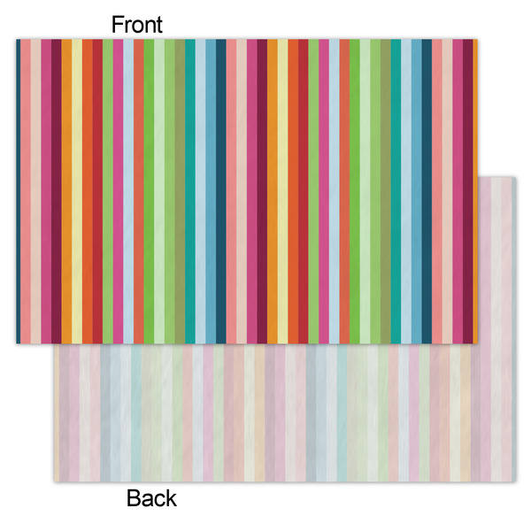 Retro Scales & Stripes Tissue Paper - Heavyweight - Small - Front & Back