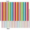 Retro Scales & Stripes Tissue Paper - Heavyweight - XL - Front & Back