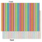 Retro Scales & Stripes Tissue Paper - Lightweight - Large - Front & Back