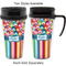 Retro Scales & Stripes Travel Mugs - with & without Handle