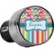 Retro Scales & Stripes USB Car Charger - Close Up