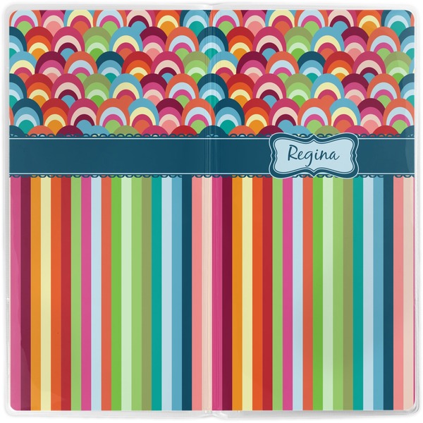 Retro Scales & Stripes Vinyl Document Wallet - Apvl