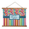 Retro Scales & Stripes Wall Hanging Tapestry - Landscape - MAIN