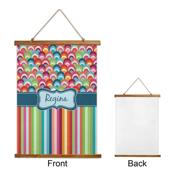 Retro Scales & Stripes Wall Hanging Tapestry - Portrait - APPROVAL