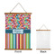 Retro Scales & Stripes Wall Hanging Tapestry - Portrait - APPROVAL