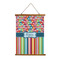 Retro Scales & Stripes Wall Hanging Tapestry - Portrait - MAIN