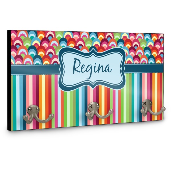 Retro Scales & Stripes Coat Hanger Main