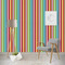 Retro Scales & Stripes Wallpaper & Surface Covering