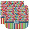 Retro Scales & Stripes Facecloth / Wash Cloth (Personalized)