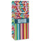 Retro Scales & Stripes Wine Gift Bags - Matte (Personalized)